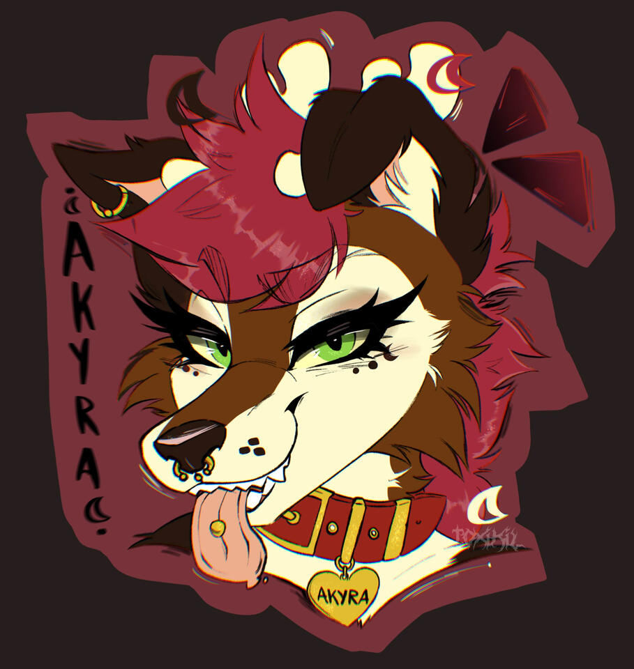 Sketch commission for AkyDeerDog